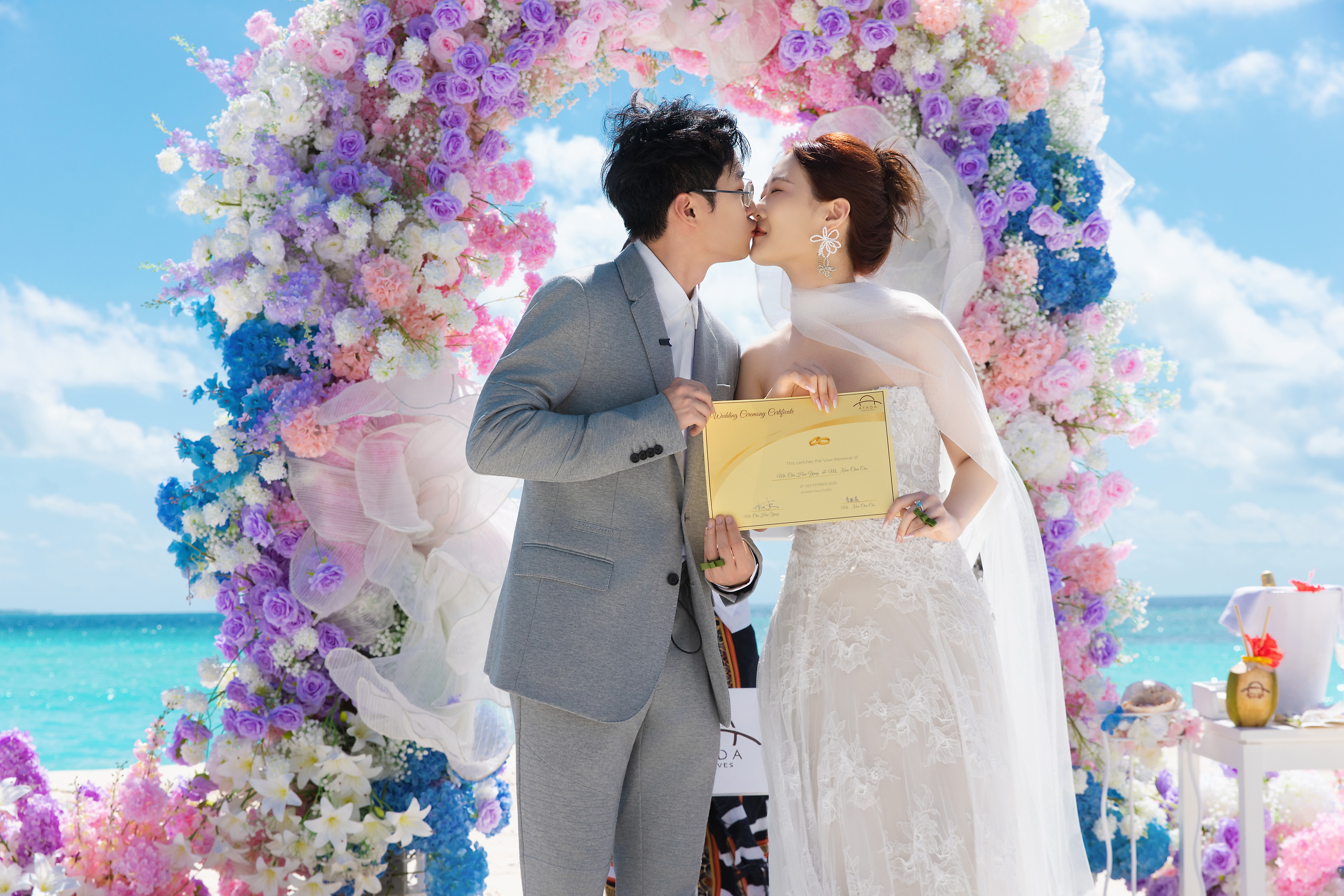 J&C(阿雅达岛粉紫潮新主题婚礼)