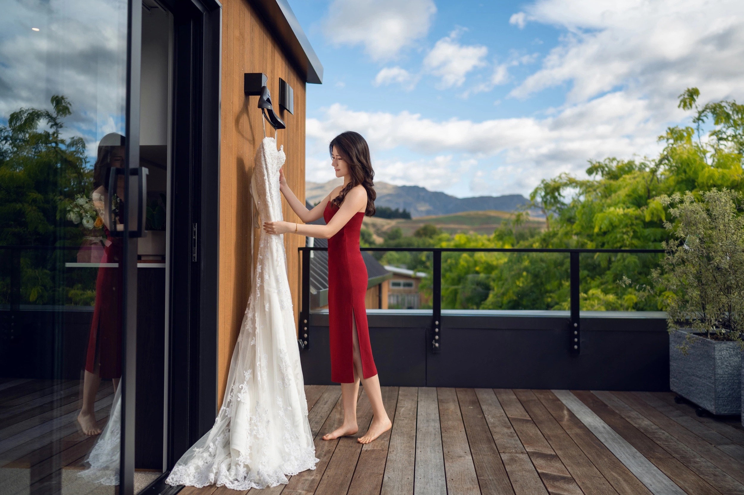 皇后镇庄园户外婚礼(婚前准备)