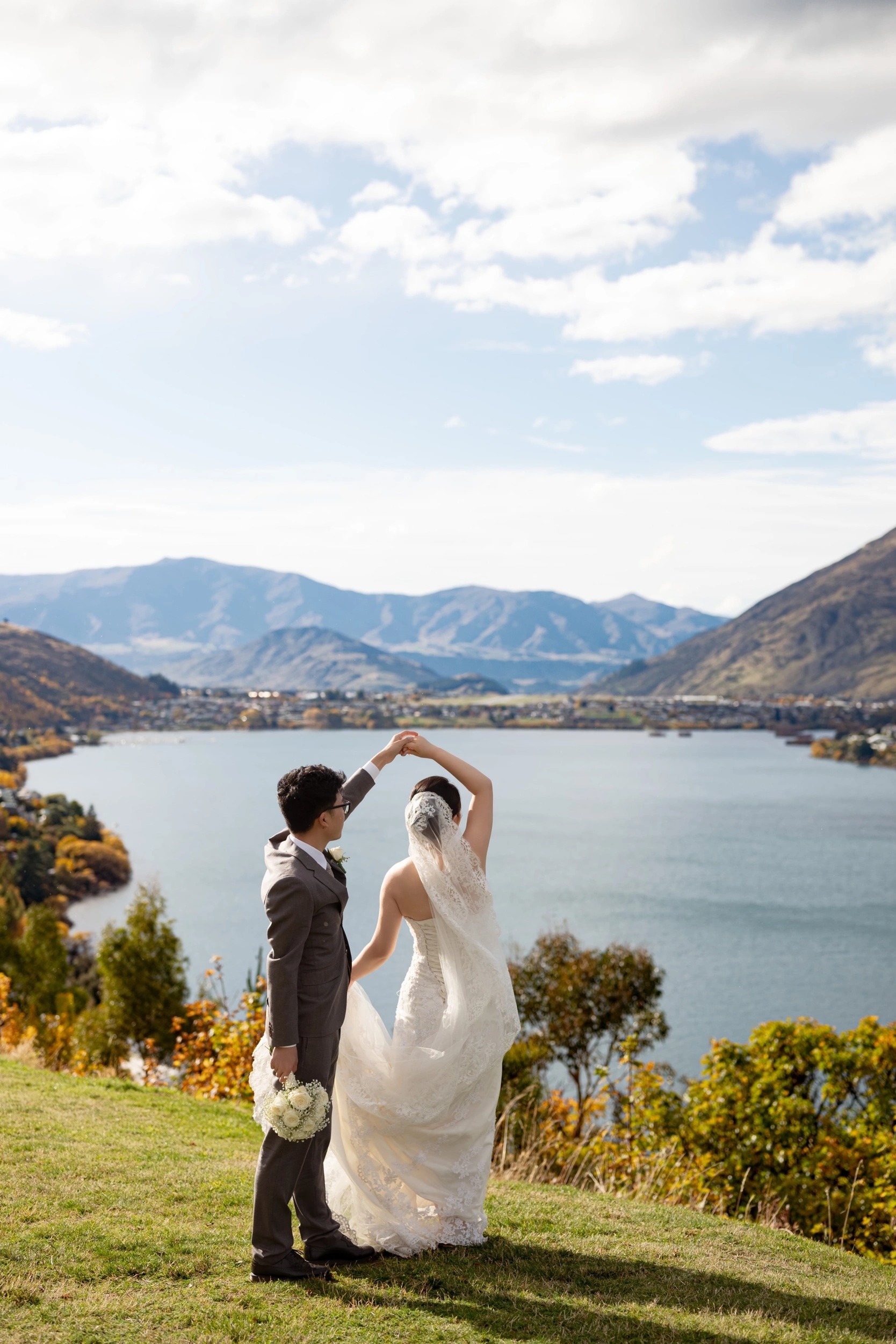 皇后镇庄园户外婚礼(外景拍摄)