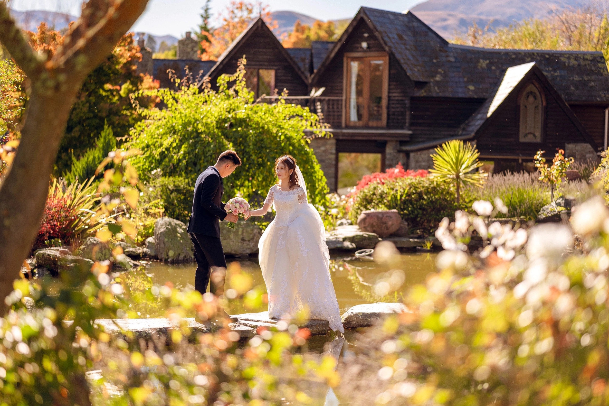 皇后镇庄园户外婚礼(婚礼仪式)