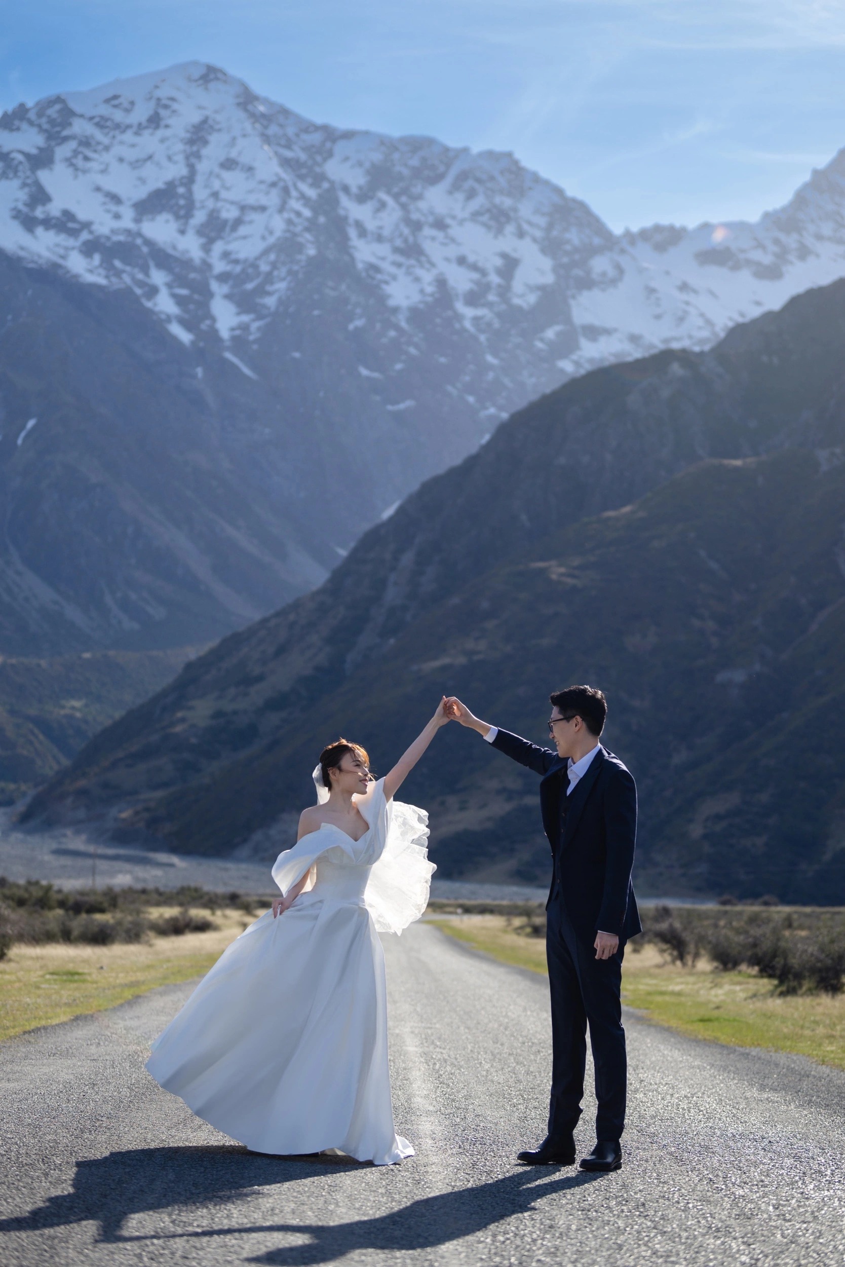 库克雪山直升机婚礼(外景拍摄)