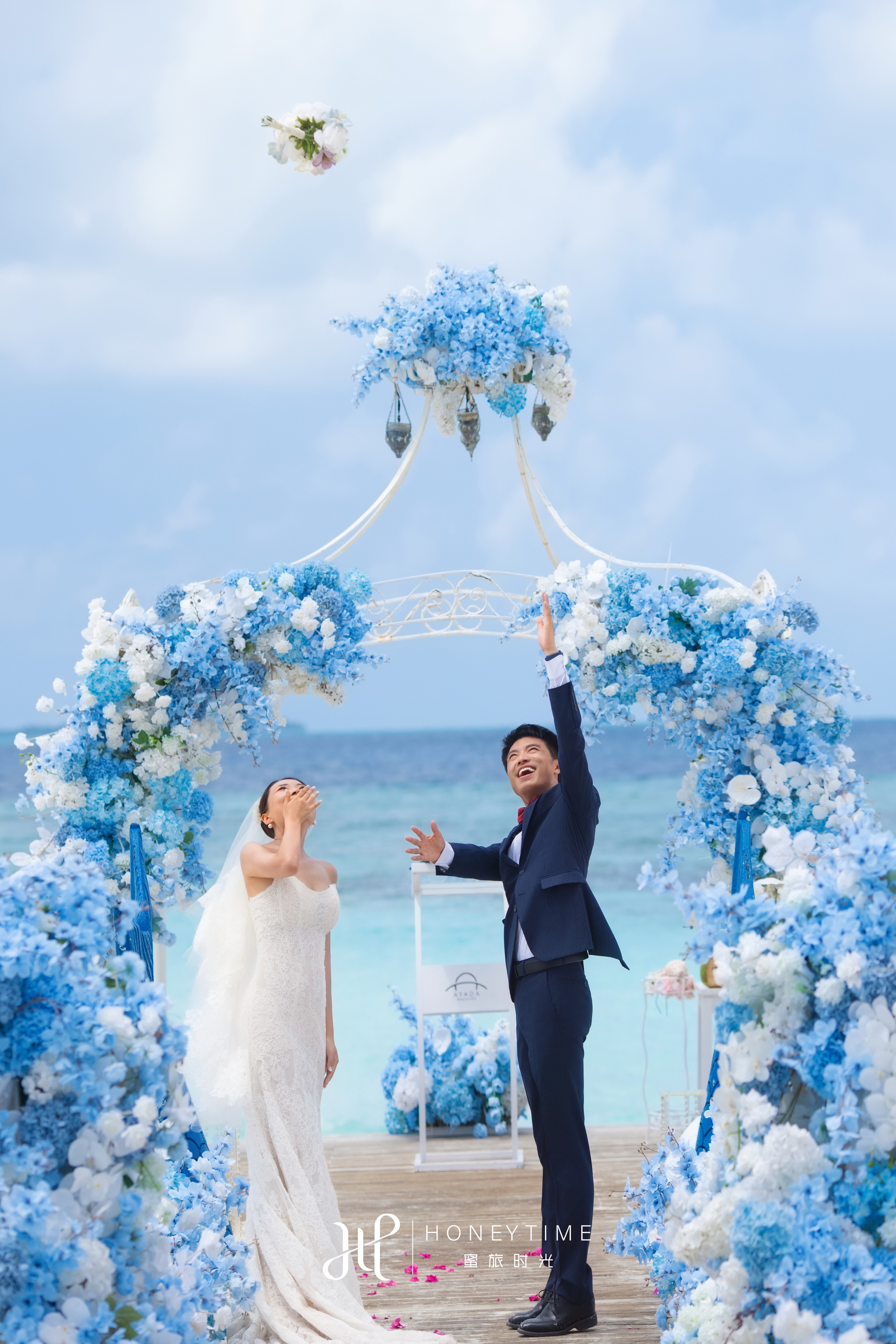 H&Z(阿雅达岛蓝色主题沙滩婚礼)