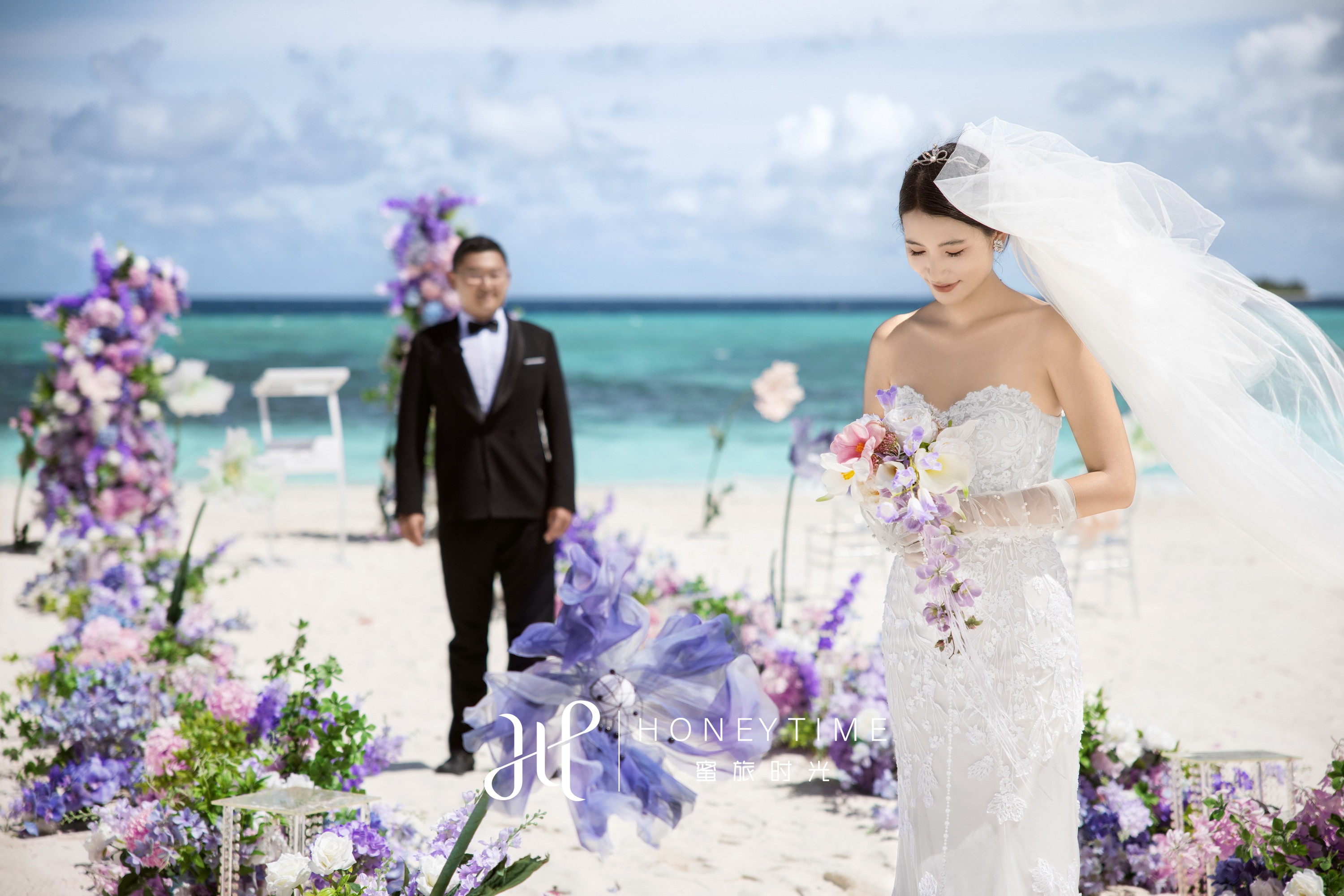 W&L(阿雅达岛紫粉色沙滩婚礼)