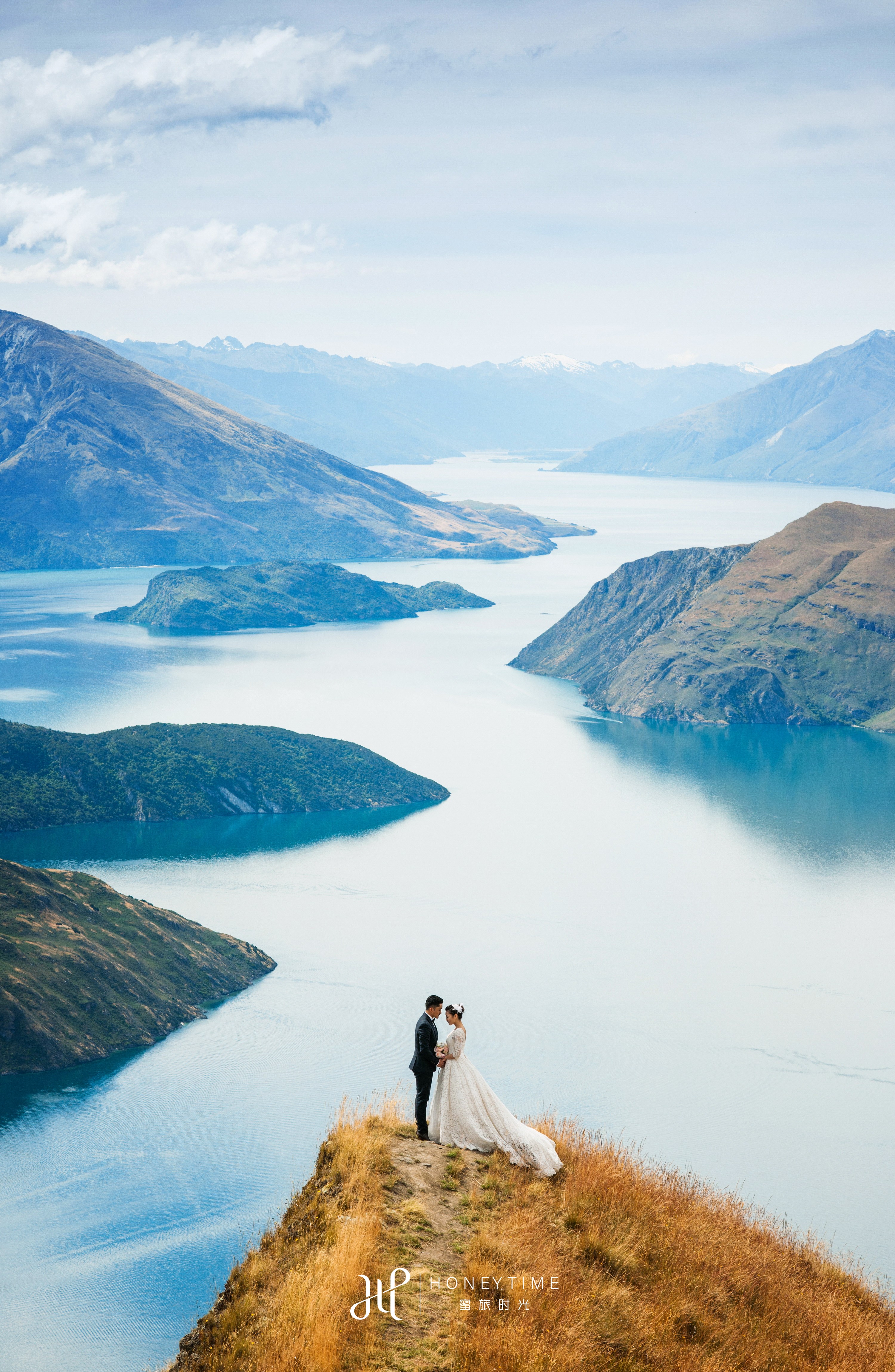 瓦纳卡直升机拍摄