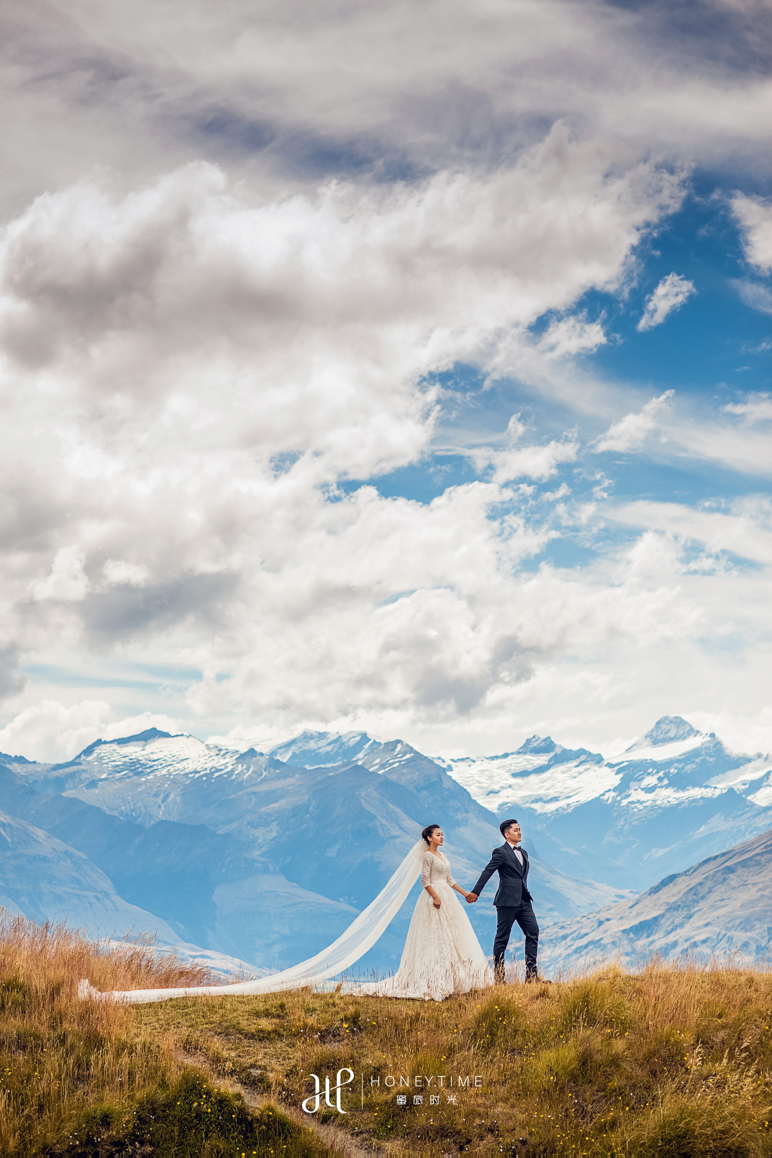 瓦纳卡直升机拍摄