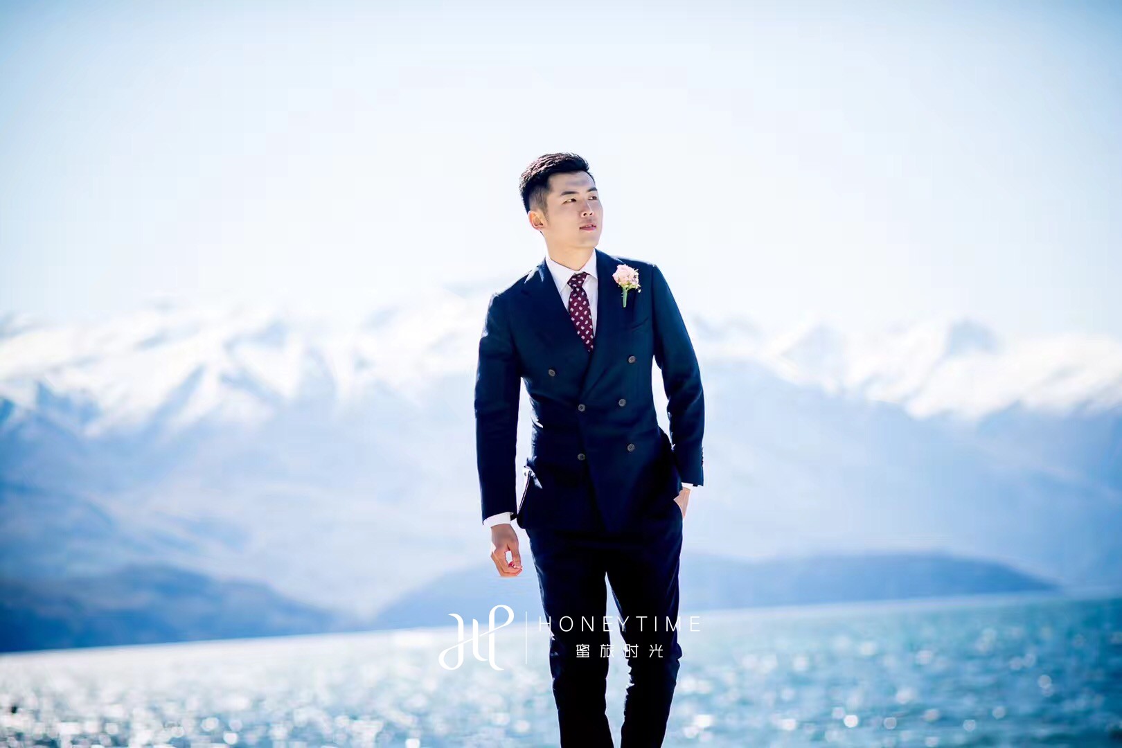 瓦纳卡直升机拍摄