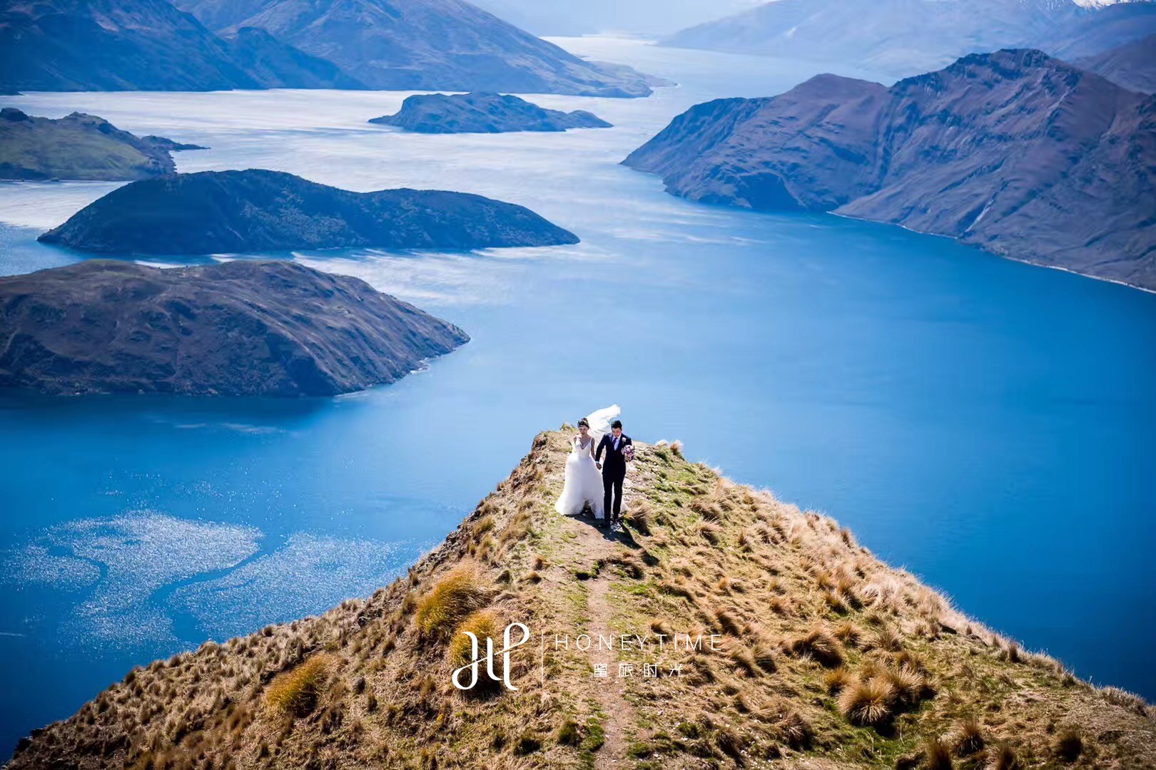 瓦纳卡直升机拍摄