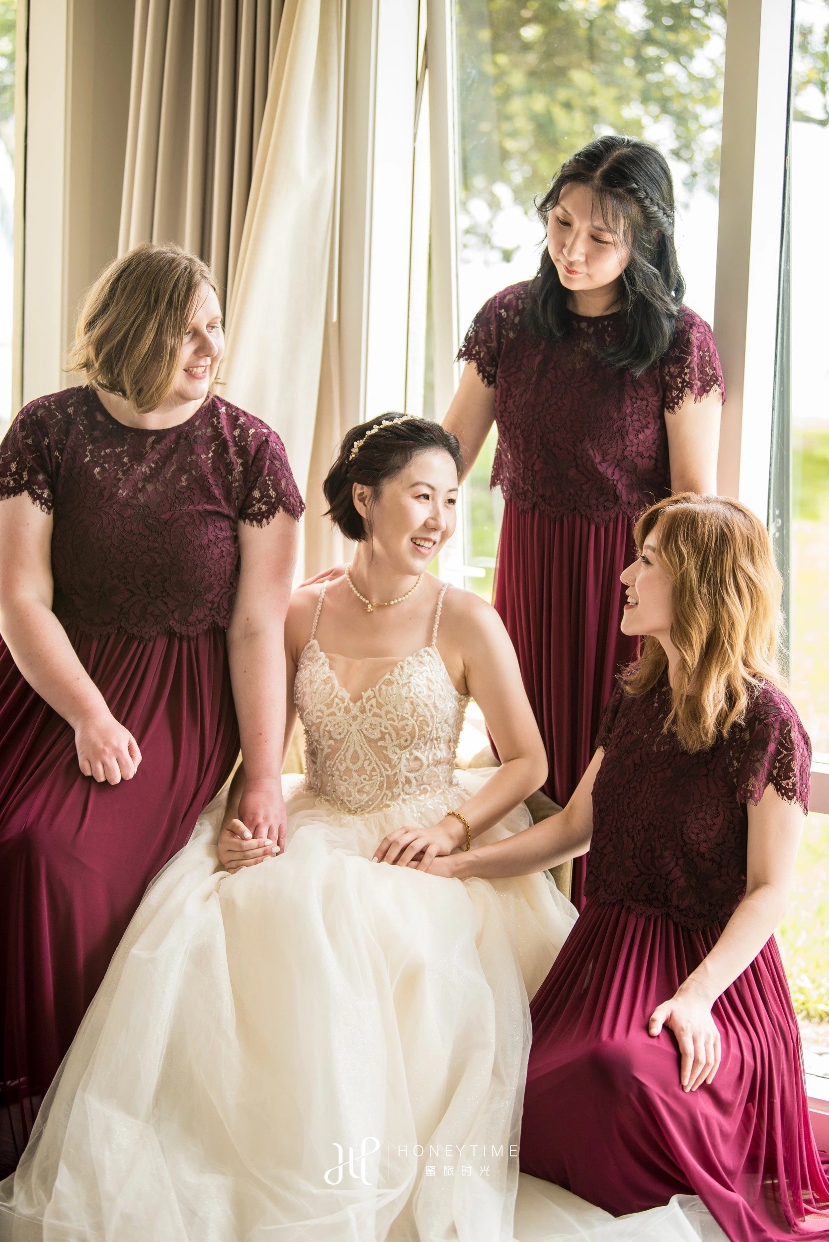 新西兰奥克兰海景高尔夫草坪婚礼(婚前准备)