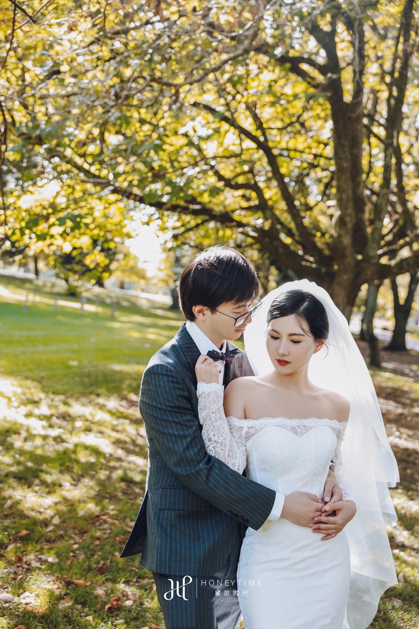 奥克兰教堂婚礼(外景拍摄)