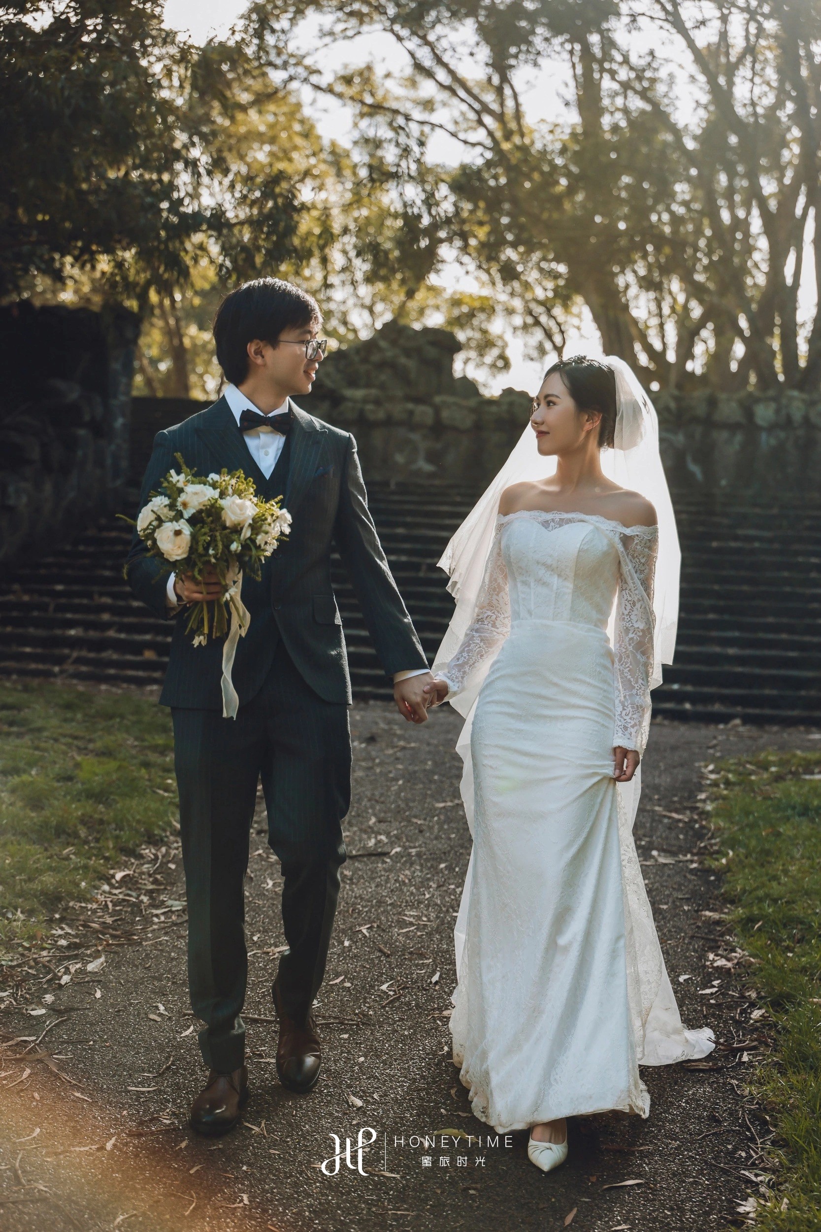 奥克兰教堂婚礼(外景拍摄)