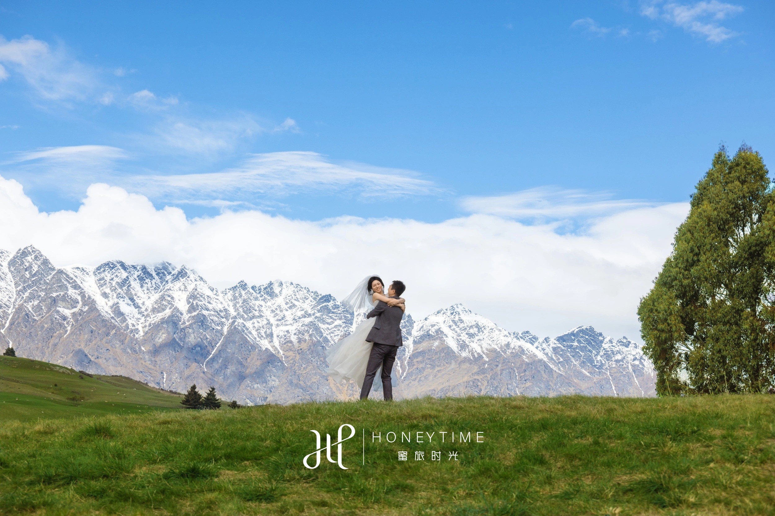 皇后镇峡谷婚礼(外景拍摄)