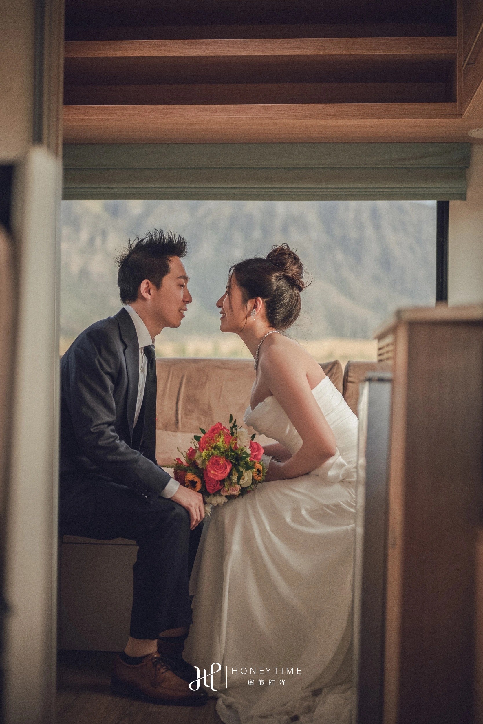 皇后镇峡谷婚礼(外景拍摄)