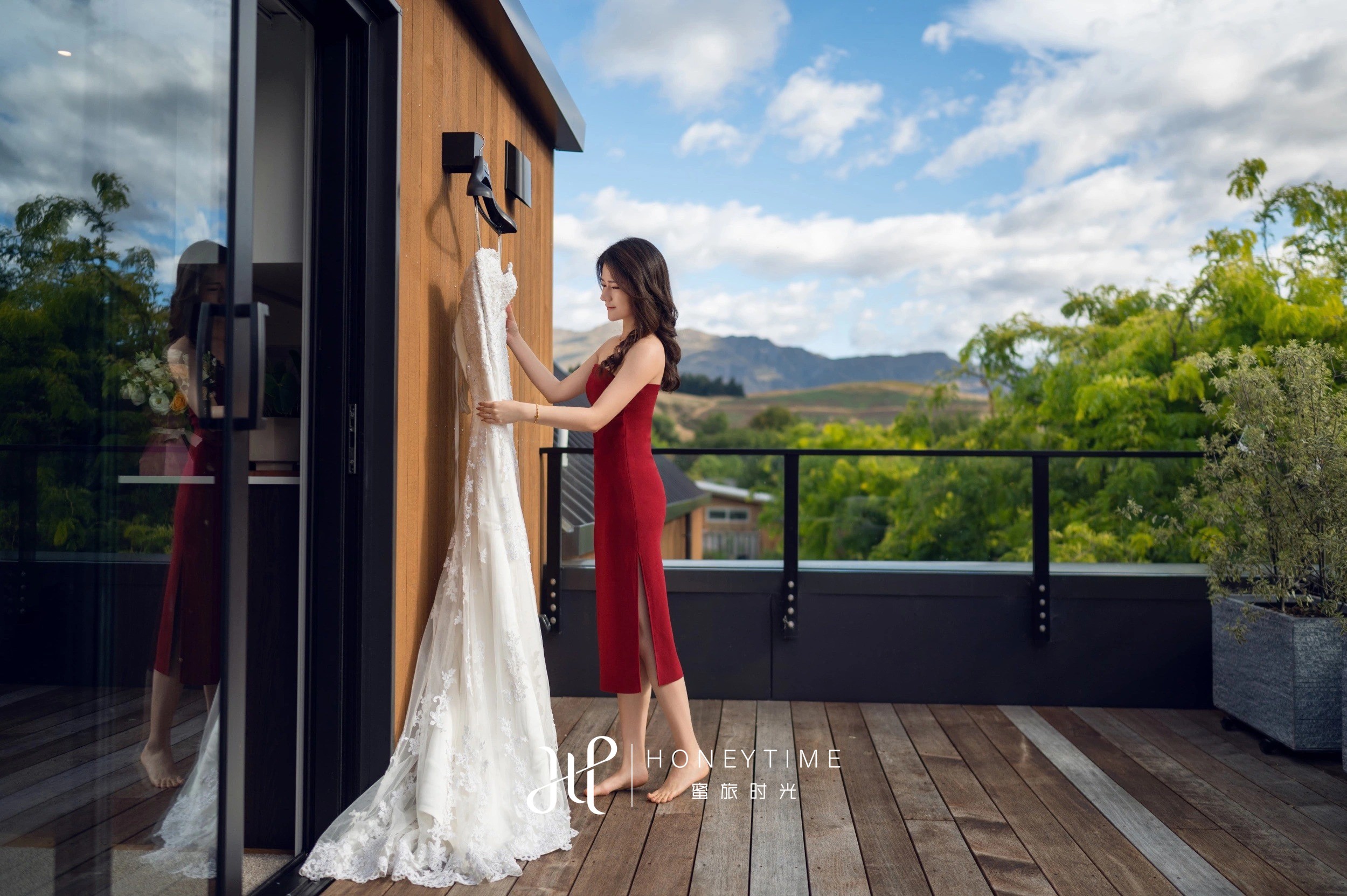 皇后镇庄园户外婚礼(婚前准备)