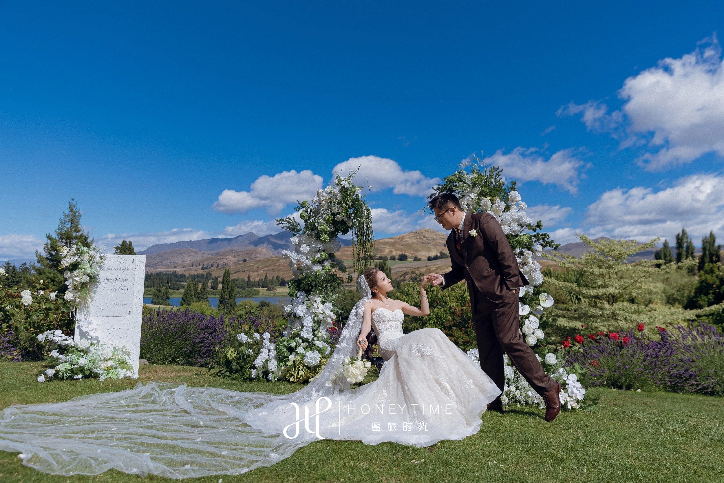 皇后镇庄园户外婚礼(婚礼仪式)