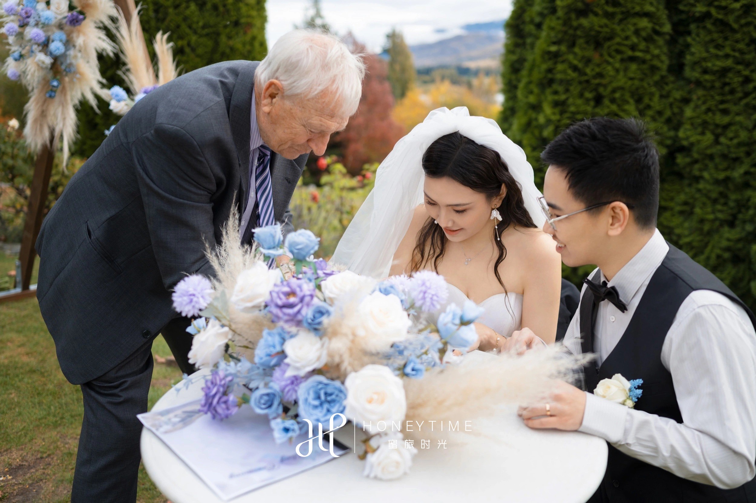 皇后镇庄园户外婚礼(婚礼仪式)