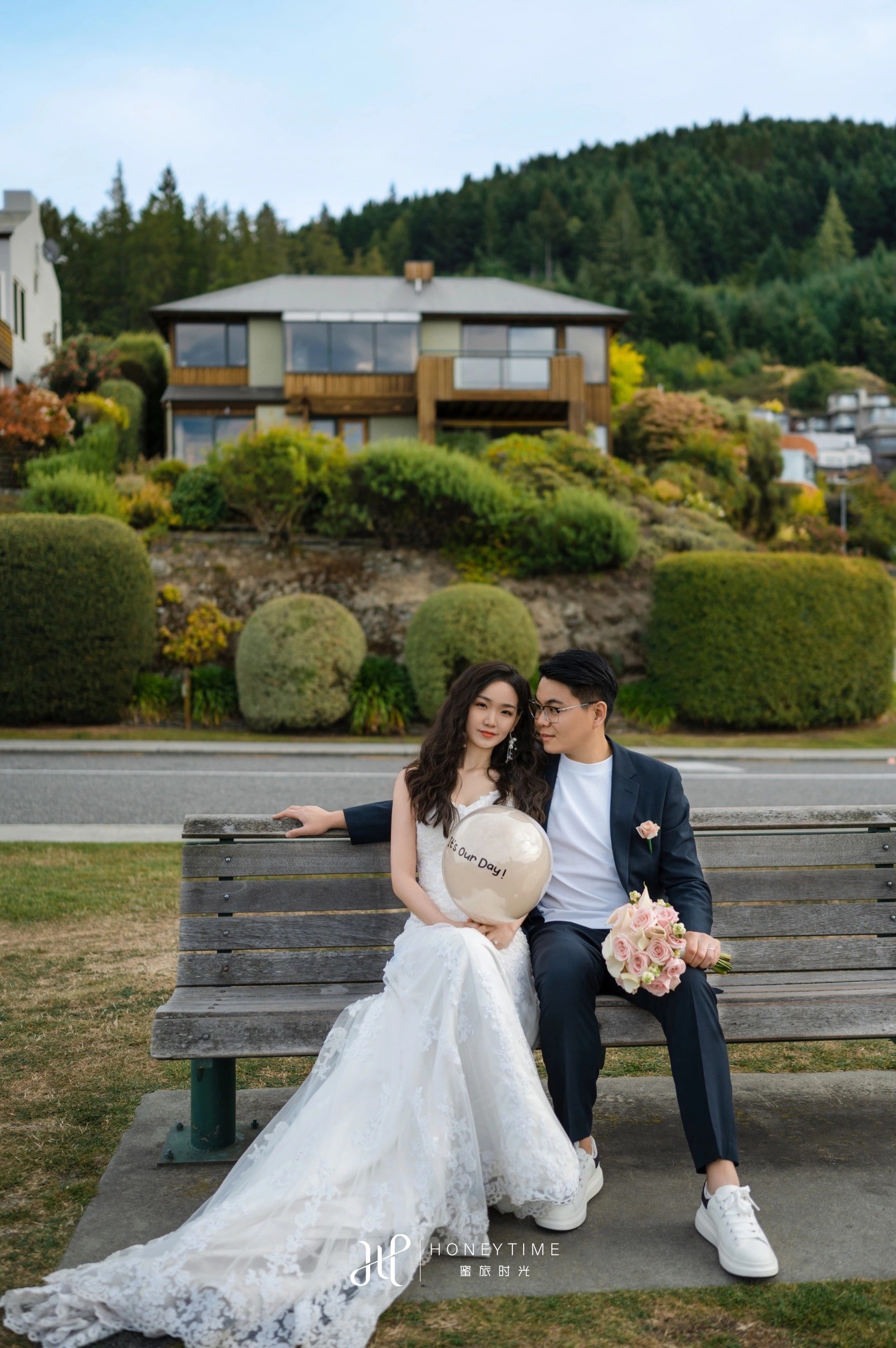 皇后镇庄园户外婚礼(外景拍摄)