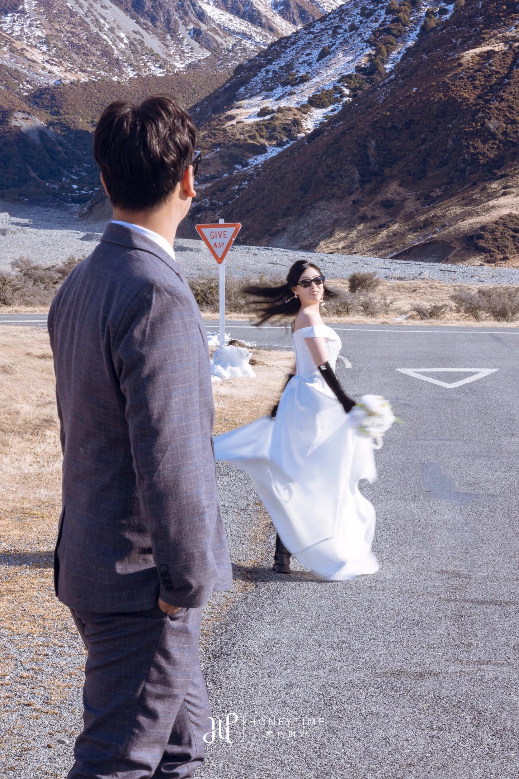 库克雪山直升机婚礼(外景拍摄)