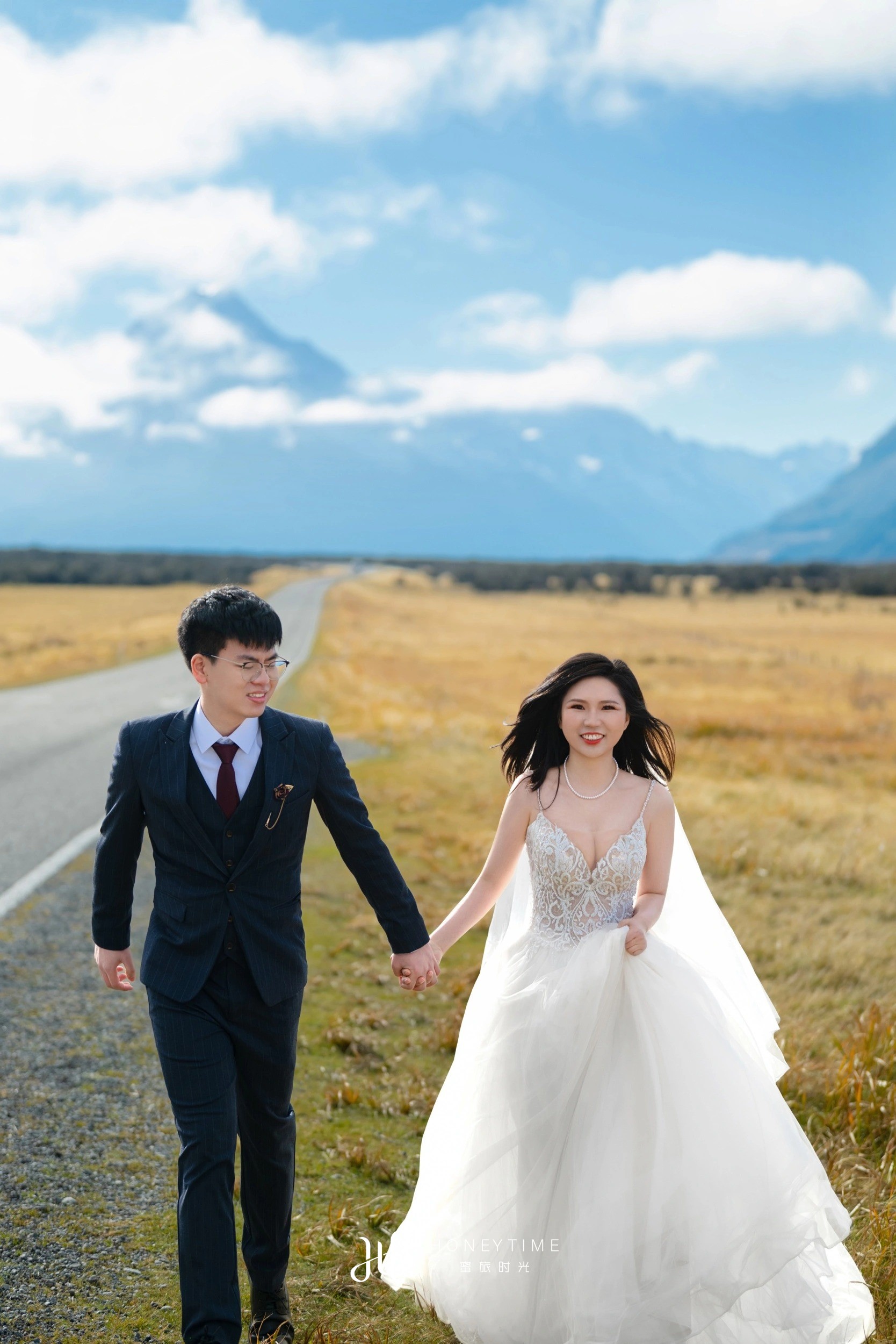 库克雪山直升机婚礼(外景拍摄)