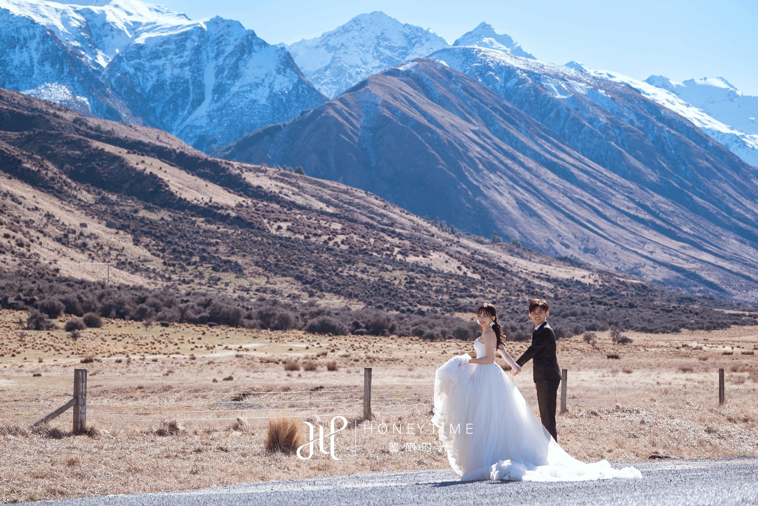 库克雪山直升机婚礼(外景拍摄)