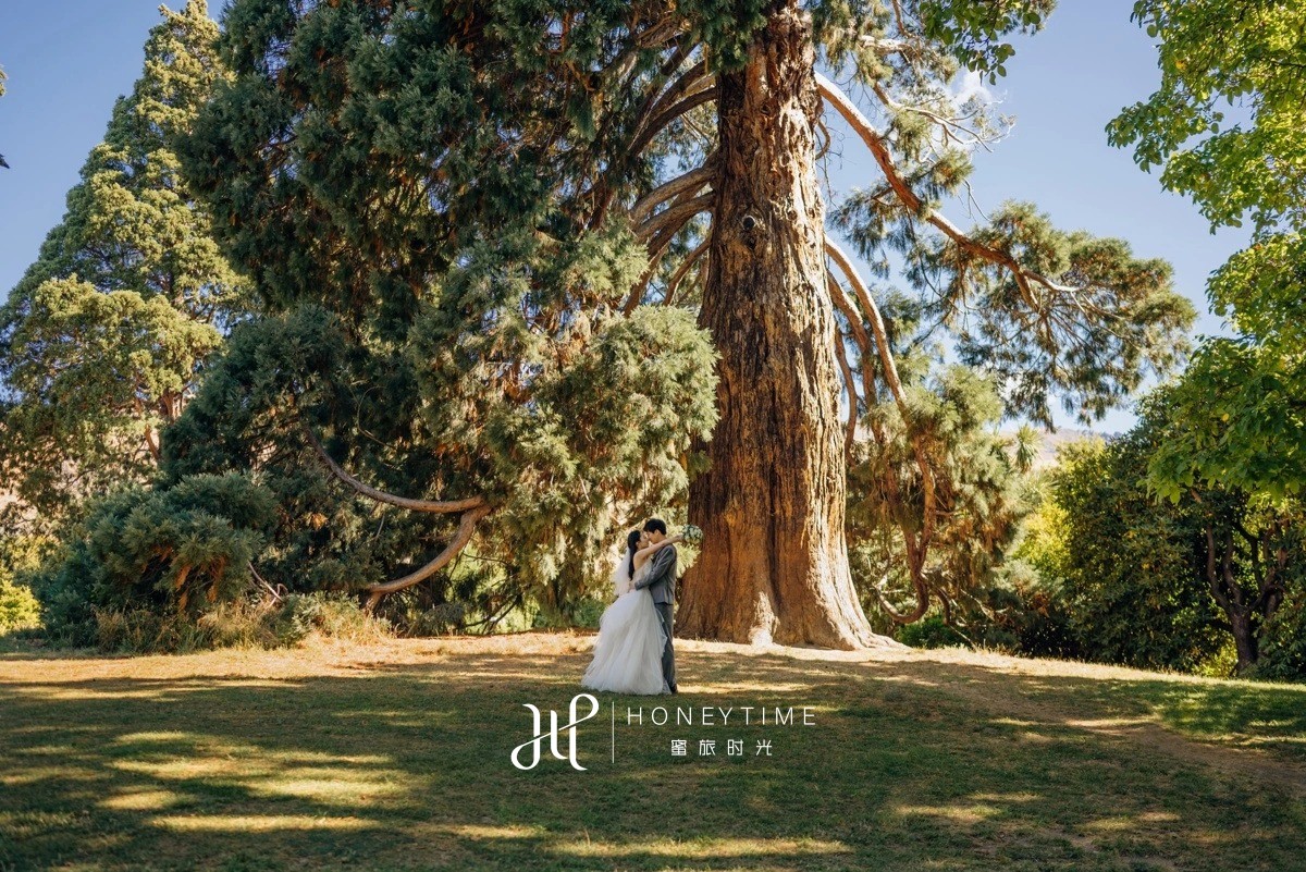 瓦纳卡山顶直升机婚礼(外景拍摄)