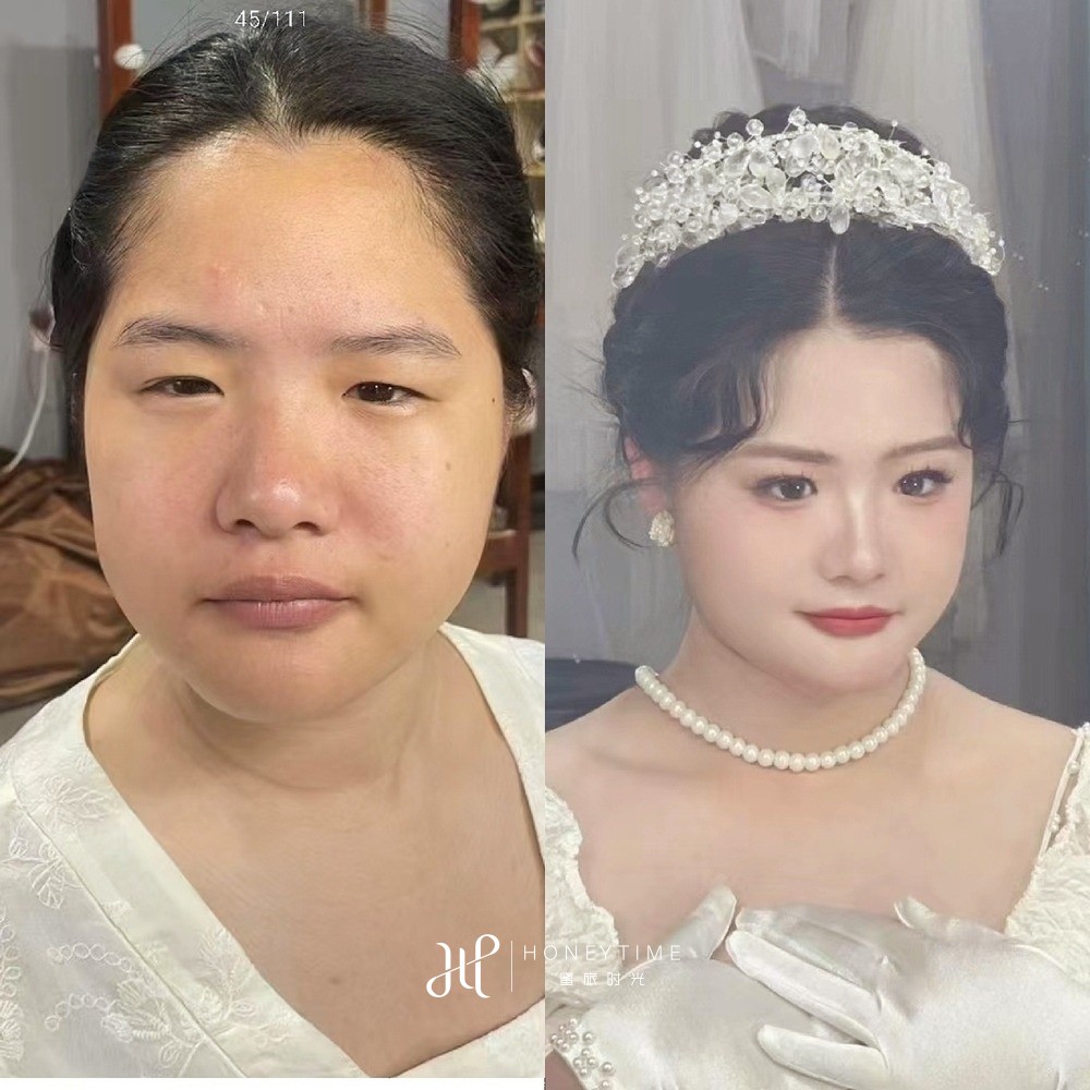 妆造对比