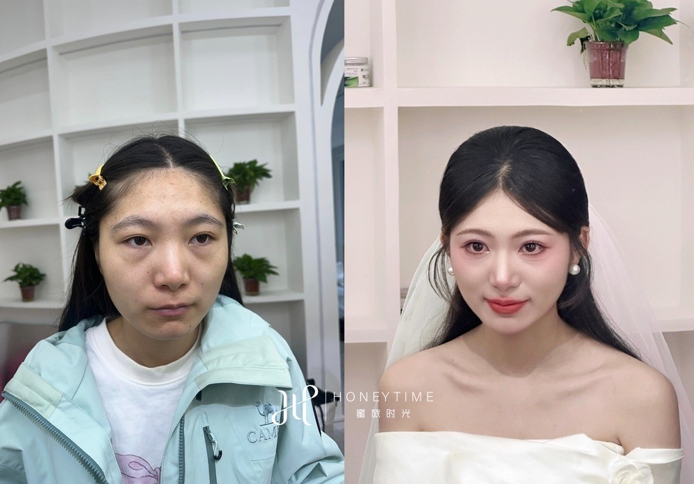 妆造对比