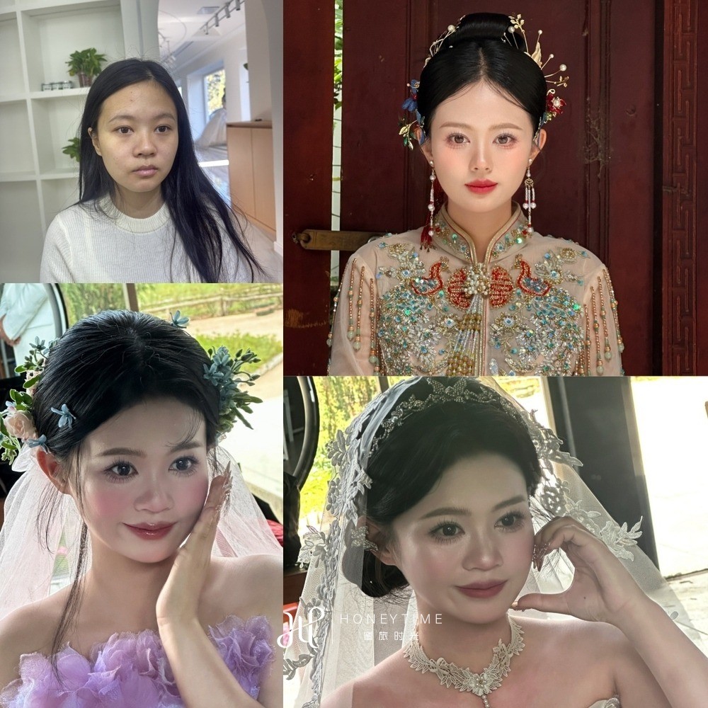 妆造对比