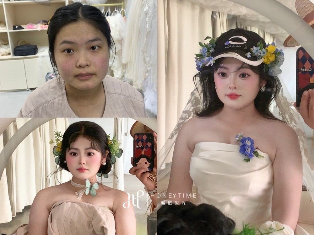 妆造对比
