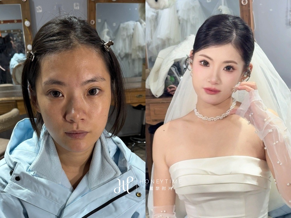 妆造对比