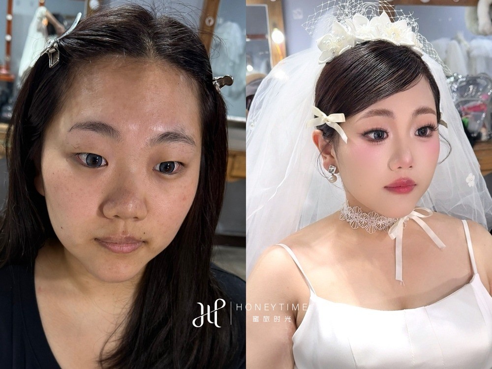 妆造对比