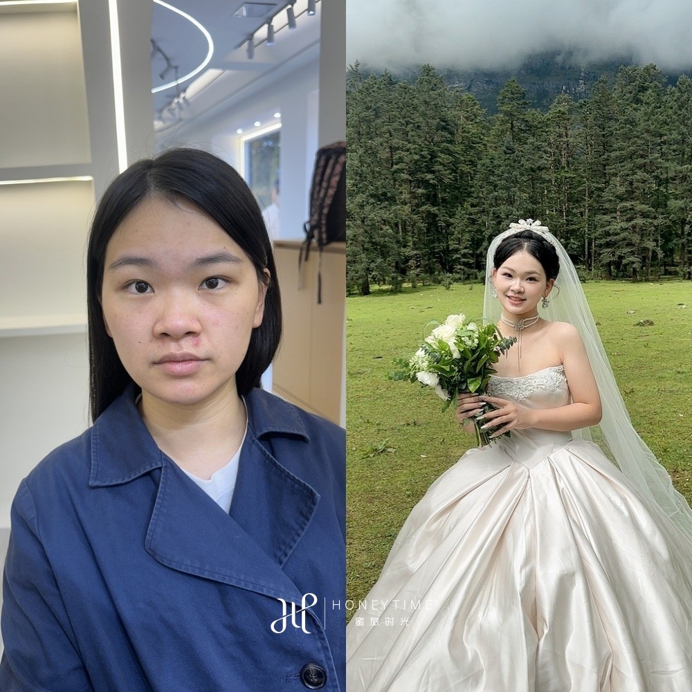 妆造对比