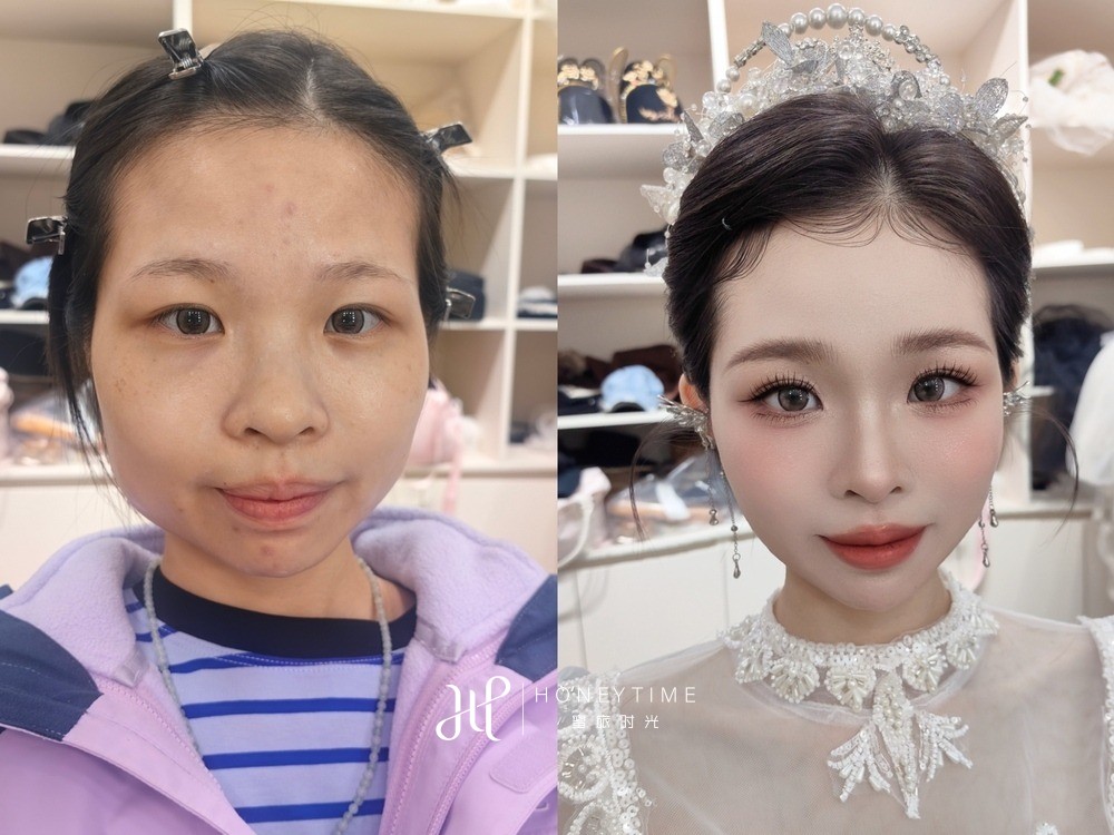 妆造对比