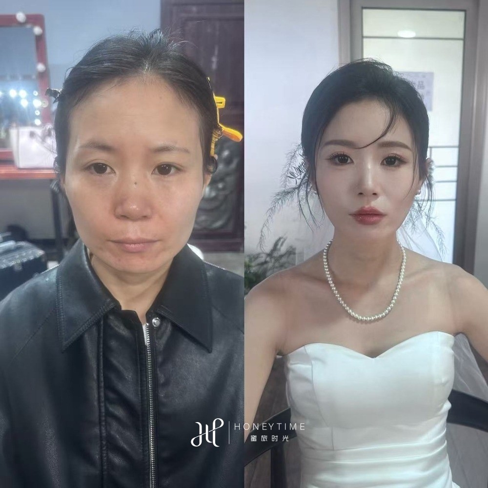 妆造对比