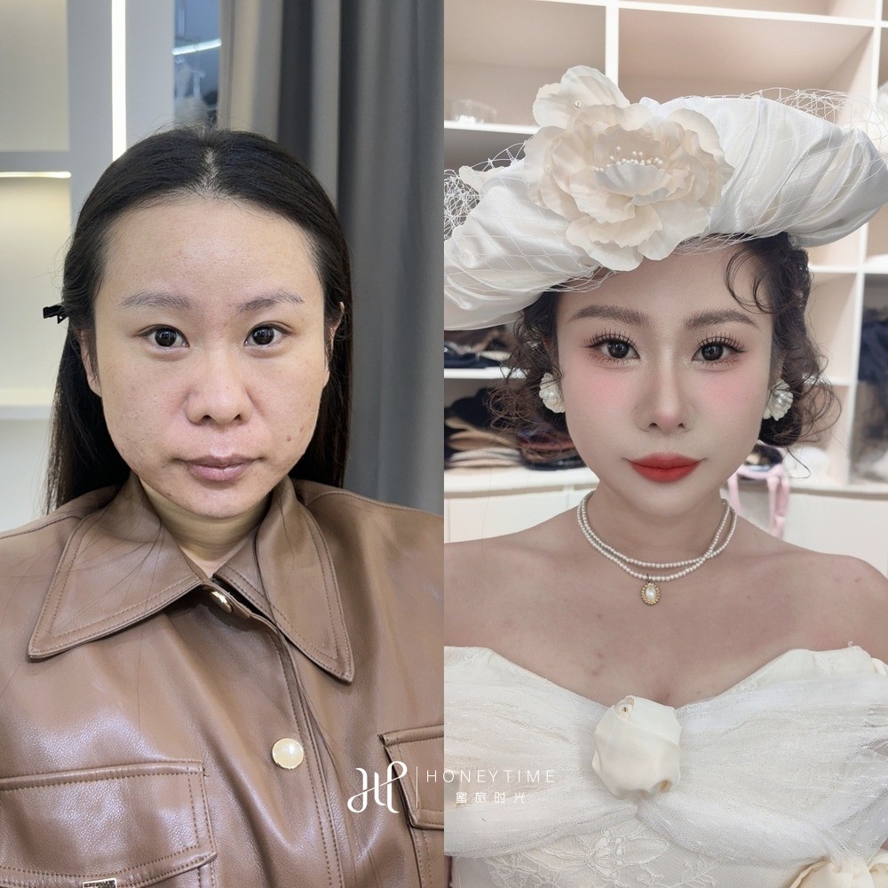 妆造对比