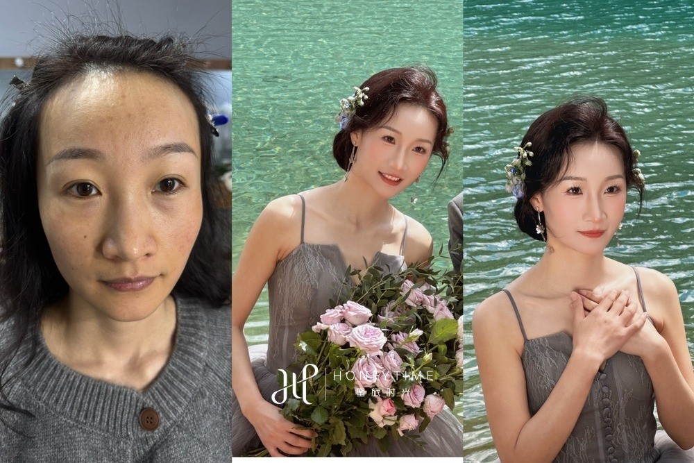 妆造对比
