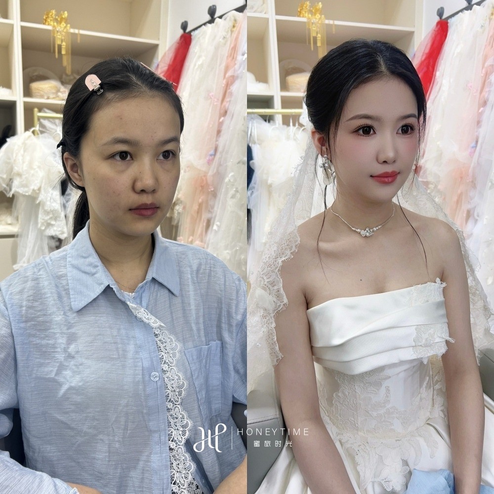 妆造对比