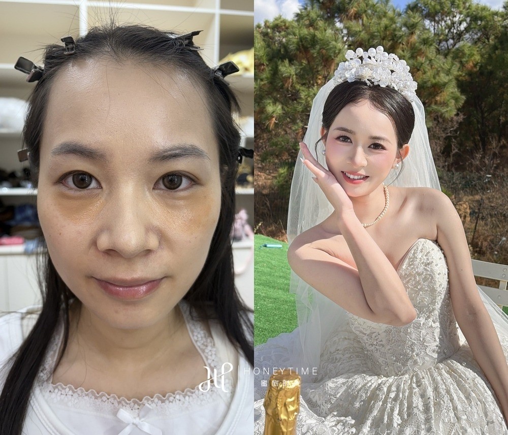 妆造对比