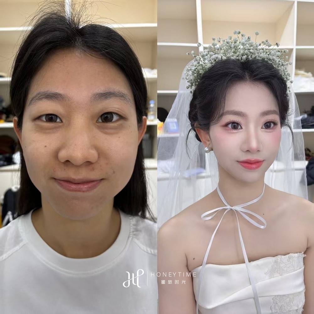 妆造对比