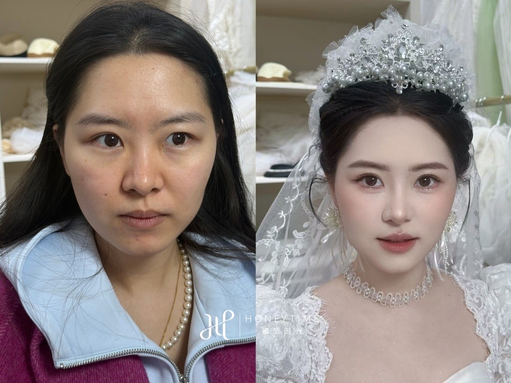 妆造对比