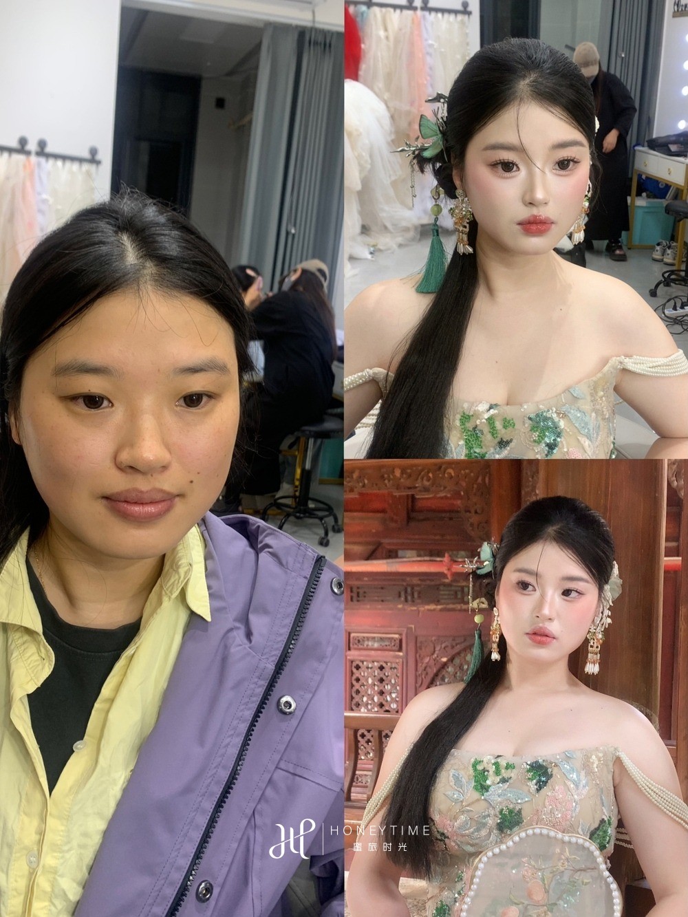 妆造对比