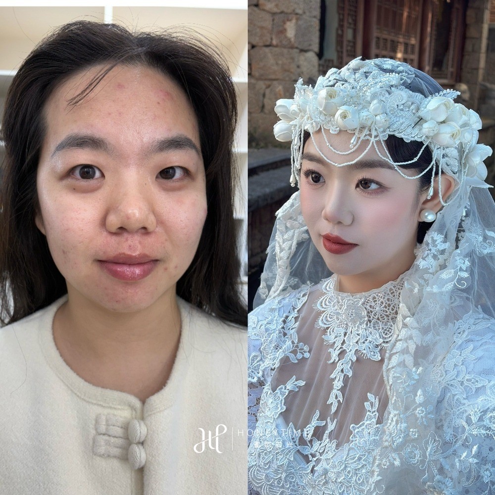 妆造对比
